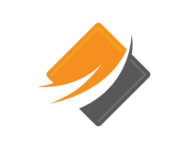 Finanzen und Fahrrad-Logo — Stockvektor