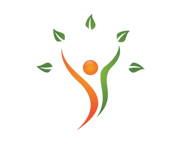 Sağlıklı Başarı logosu — Stok Vektör