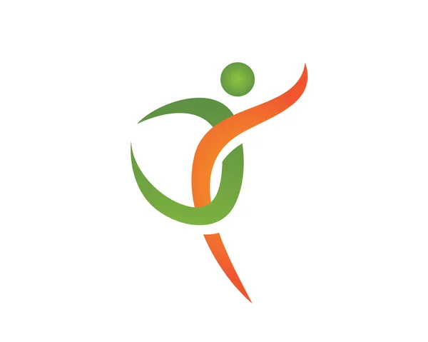 Логотип "Здоровый успех" — стоковый вектор