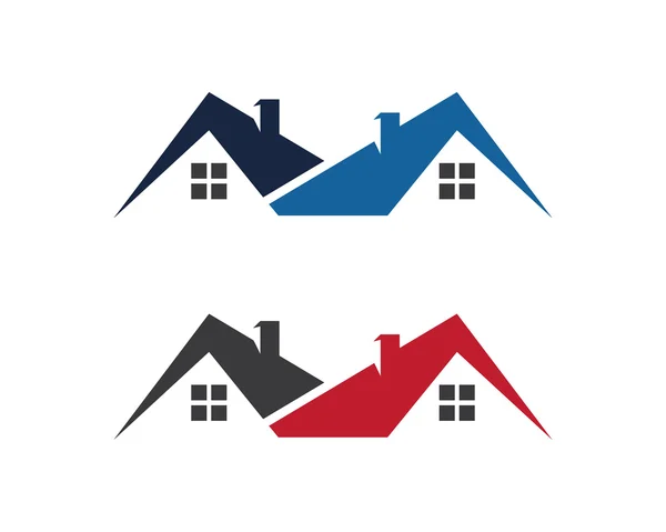 Modèle de logo de propriété — Image vectorielle