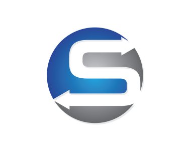S Harfi Logo şablonu