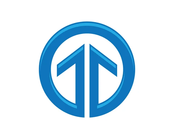 Mektup logo G ve D — Stok Vektör