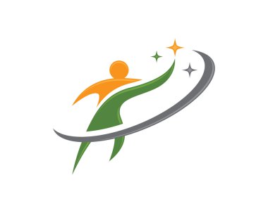 Sağlık insanlar logo başarı