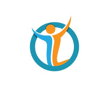 Sağlık hayat başarı insanlar logo