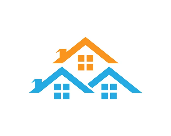 Dom i dom logo — Wektor stockowy