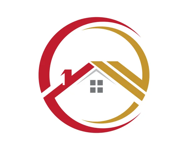 Logo de propriété d'entreprise — Image vectorielle