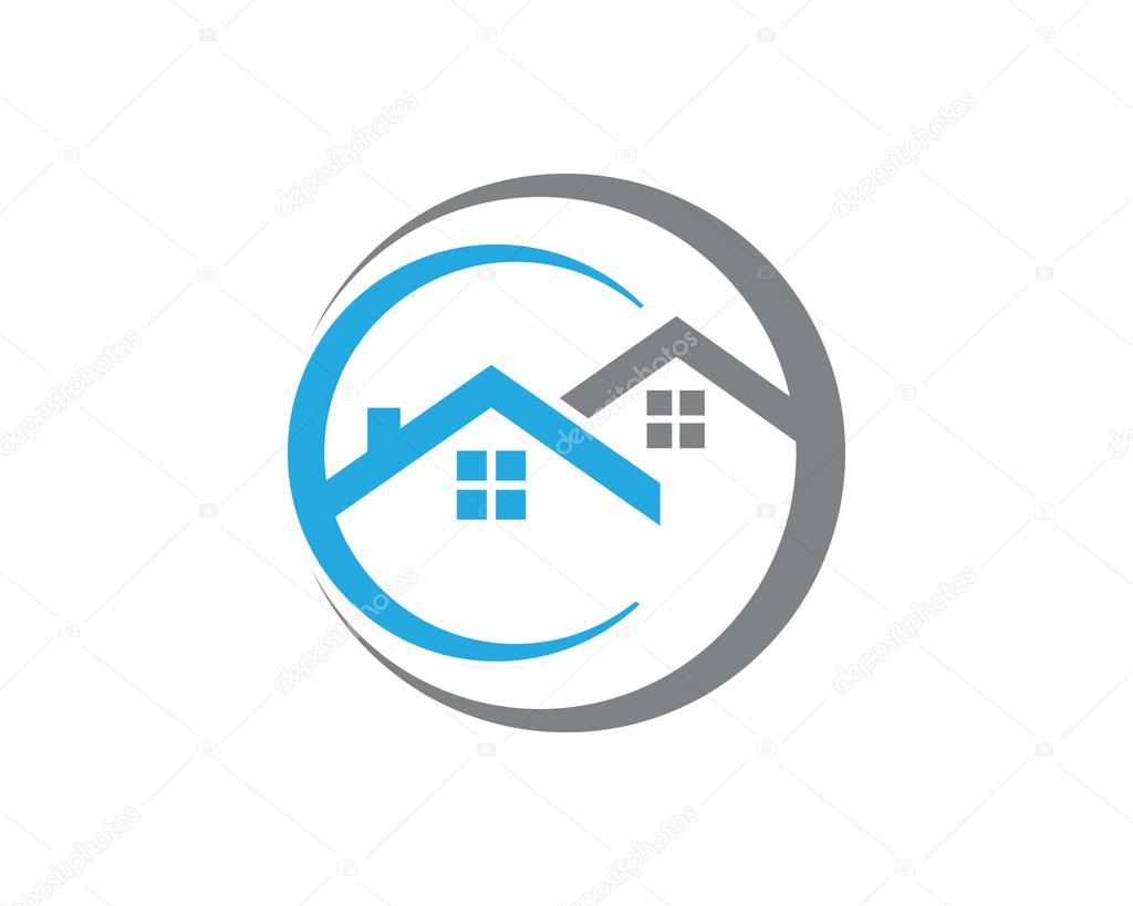 House and building logo