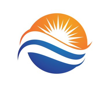 Wave Icon Logo clipart