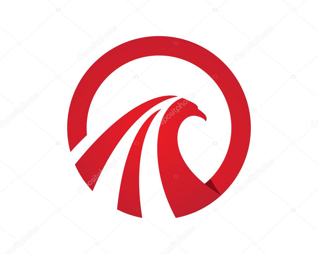 Head Falcon Logo template