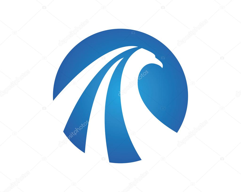 Head Falcon Logo template