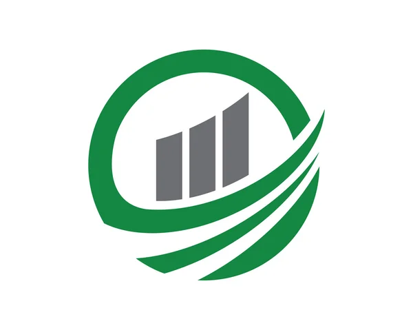 Logotipo financiero — Archivo Imágenes Vectoriales