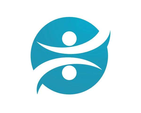 Logotipo de vida saudável — Vetor de Stock