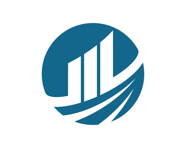 Vállalkozásfinanszírozási logó sablonja — Stock Vector