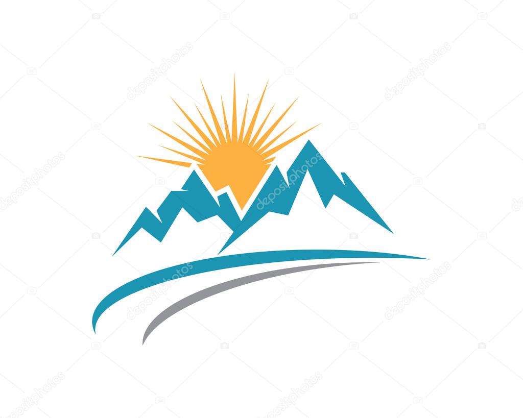 Mountain Logo Business Template Vector