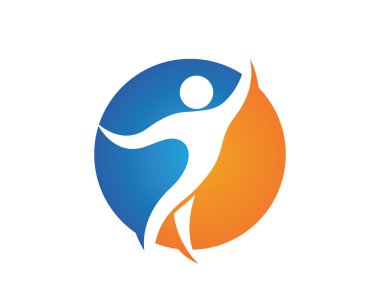 Sağlıklı Yaşam Logosu şablonu