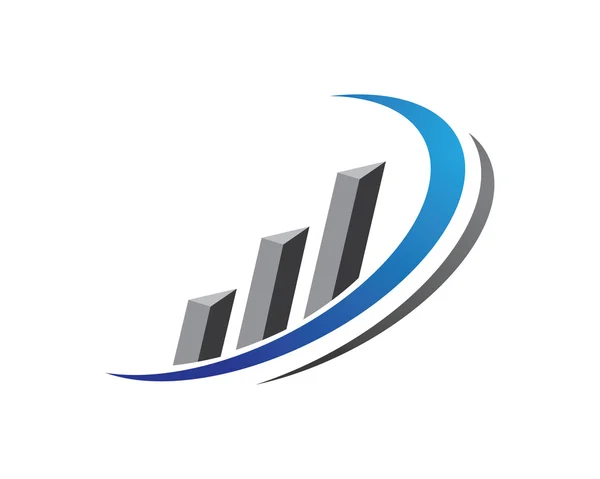 Logo du financement des entreprises — Image vectorielle