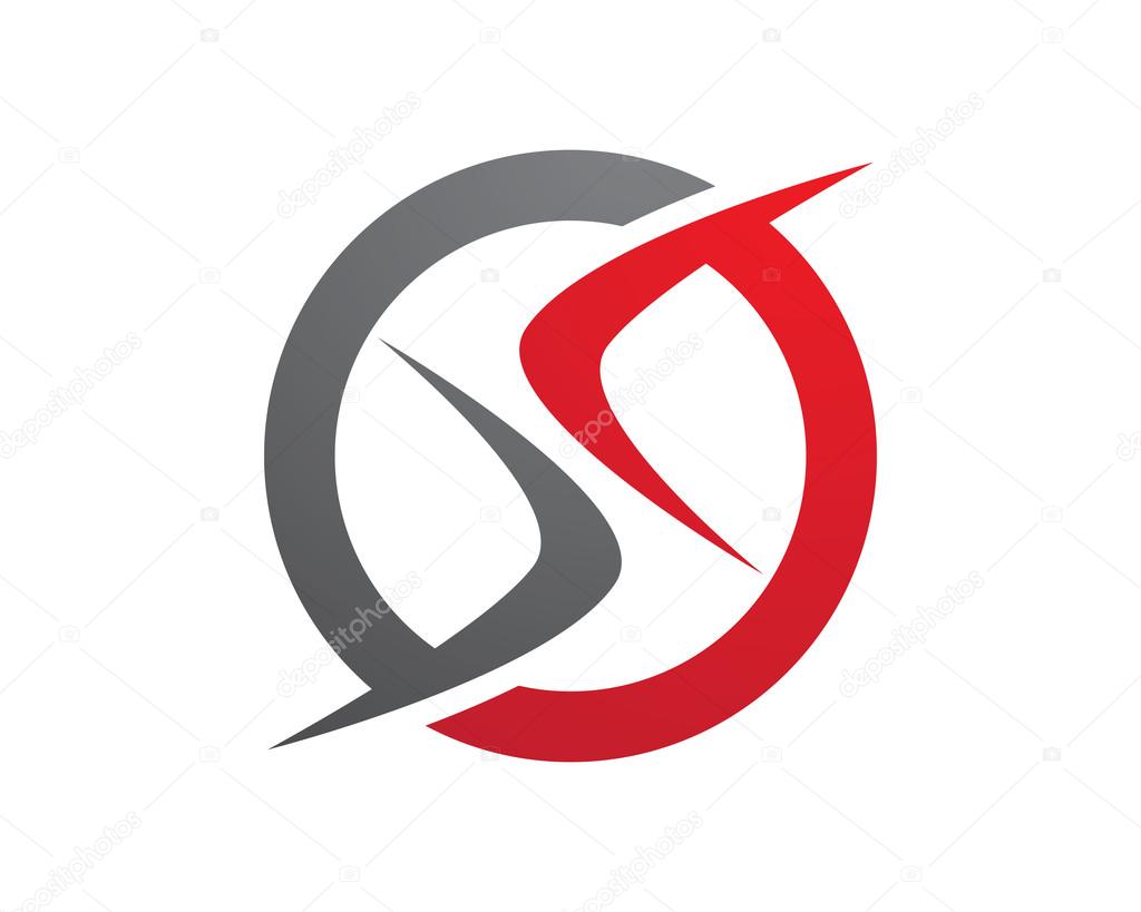 S Logo volume icon design template element