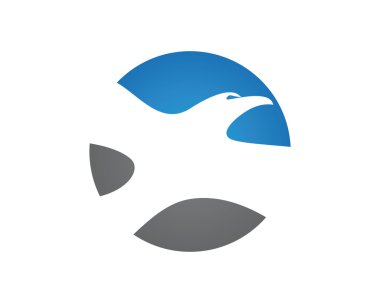 Şahin Logo şablonu vektör