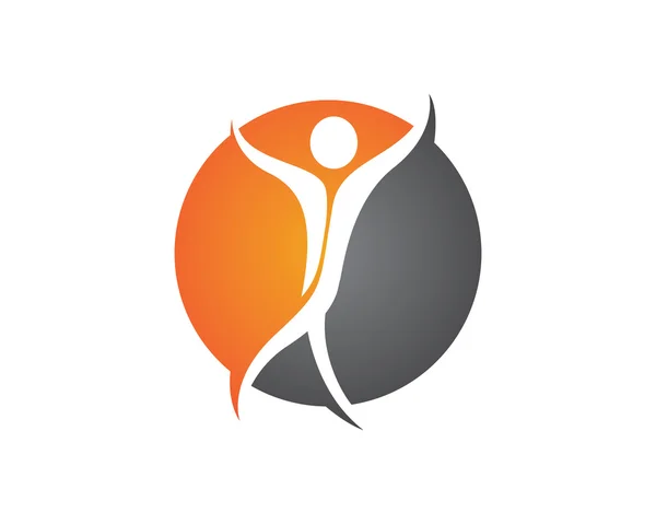 Шаблон логотипу здорового життя — стоковий вектор