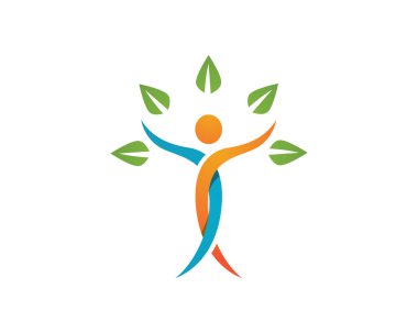 Sağlıklı Yaşam Logosu şablonu