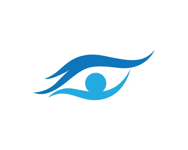 Modelo de logotipo Eye Care — Vetor de Stock