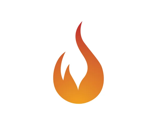 Incendio logo tempate — Archivo Imágenes Vectoriales