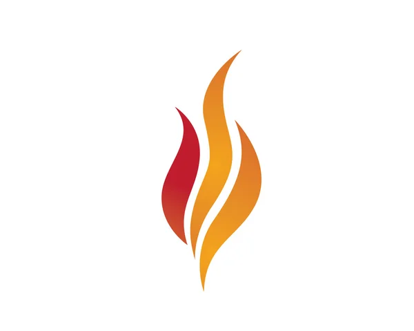 Incendio logo tempate — Vettoriale Stock