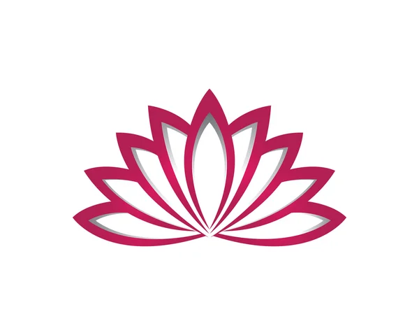 Lotus flower logo — Stockový vektor