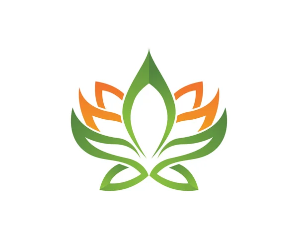 Lotus flower logo — Stockový vektor