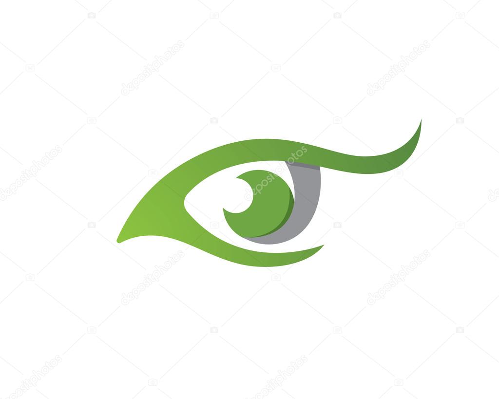 Eyes care template logo