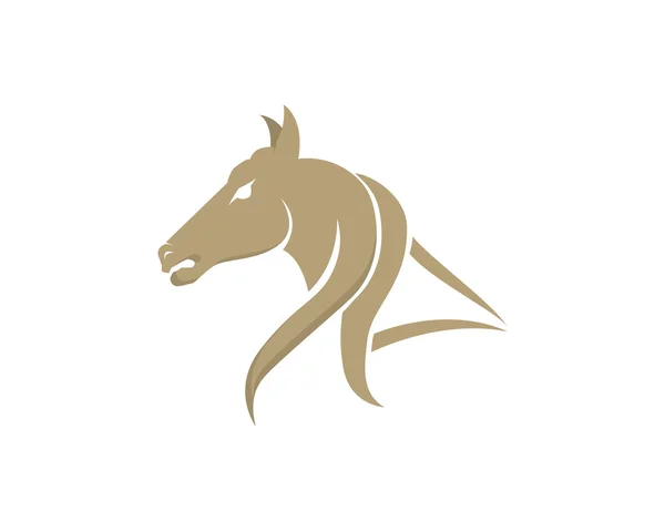 Paard logo dier — Stockvector