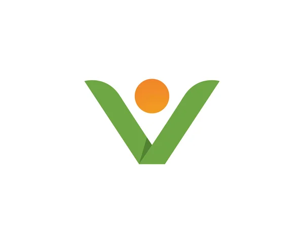 Zdraví lidé V dopise logo — Stockový vektor
