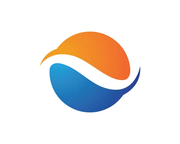 Logo eau vague — Image vectorielle