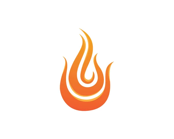 Tűz hots logó — Stock Vector