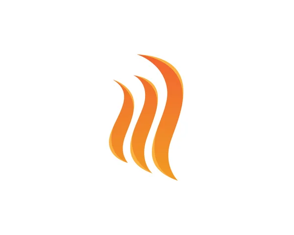 Fogo hots logotipo — Vetor de Stock