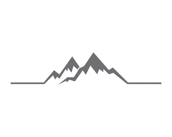 Dağ yeşil logo — Stok Vektör