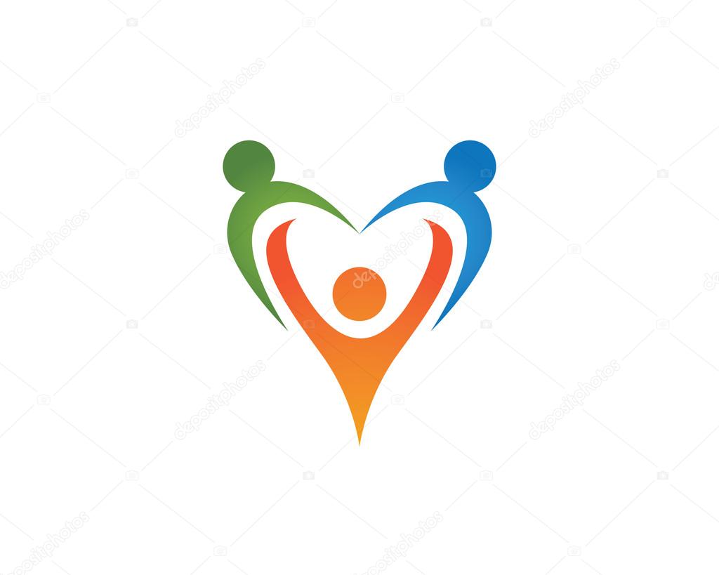 Love family life logo