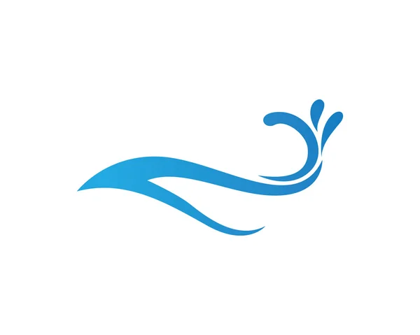 Acqua logo naturale — Vettoriale Stock