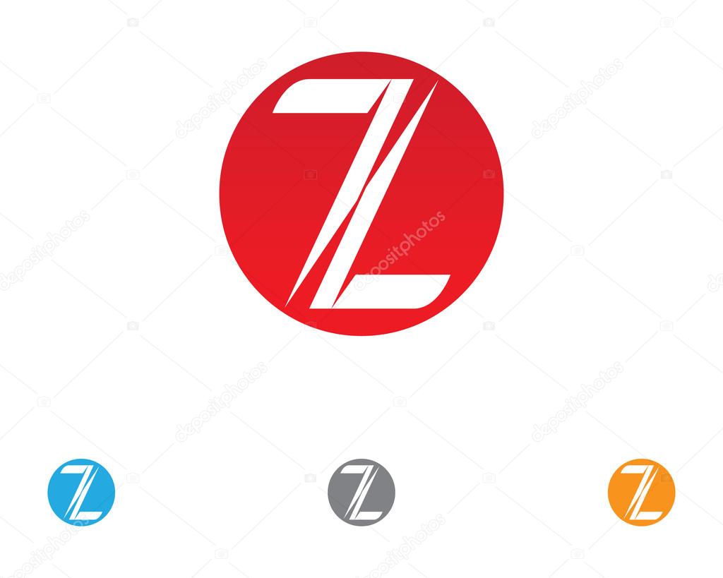 Z letter logo symbol template