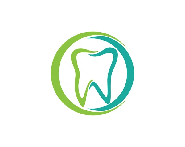 Logo cuidado dental — Archivo Imágenes Vectoriales