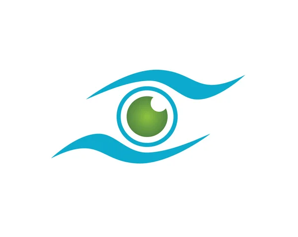 Logo Cuidado de los ojos — Archivo Imágenes Vectoriales
