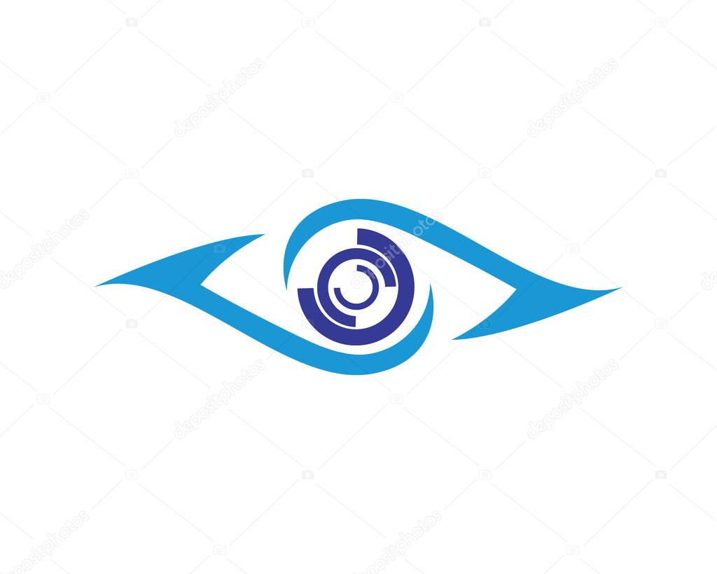 Eye care logo and icons