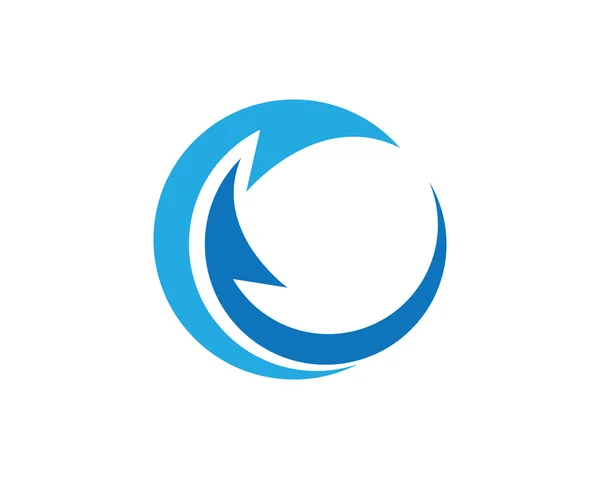C ola playa logo — Vector de stock