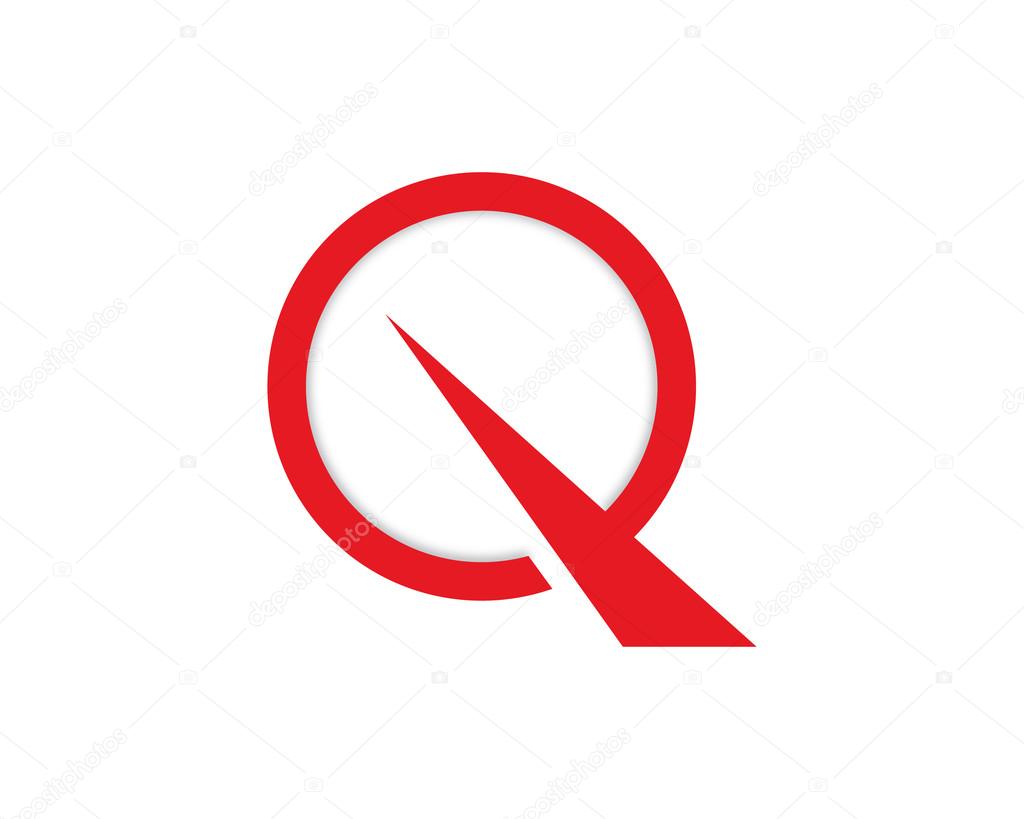 Q letter flash logo