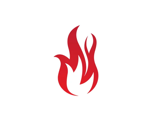 Incendio llamas logo — Archivo Imágenes Vectoriales