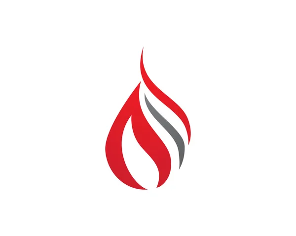 Feuer Flammen Logo — Stockvektor