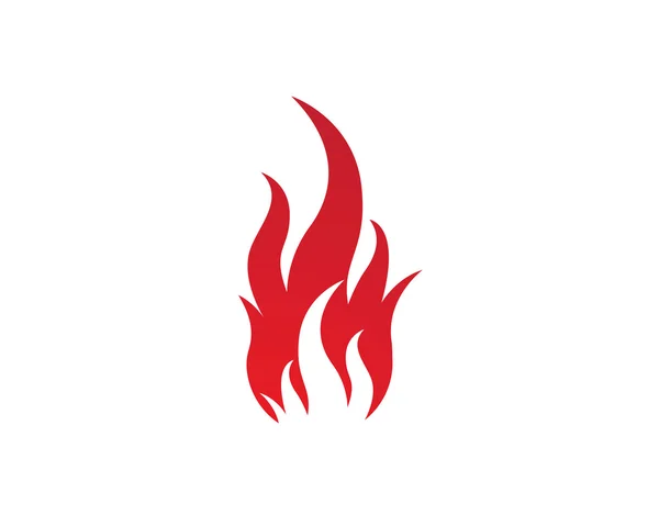 Ogień płomienie logo — Wektor stockowy