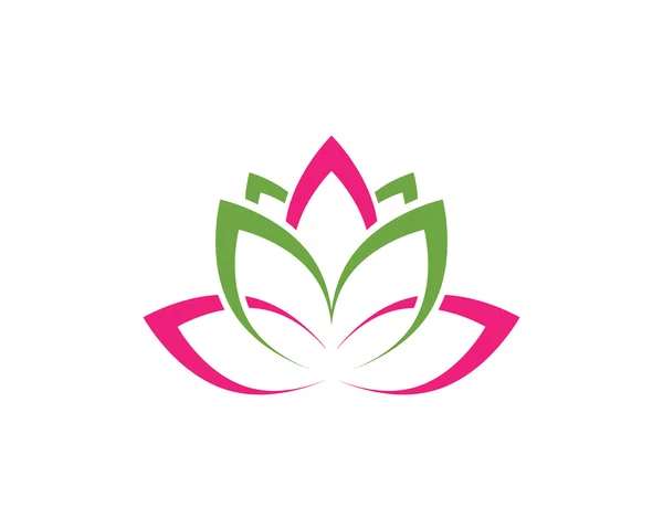 Stylized lotus flower — Stock Vector