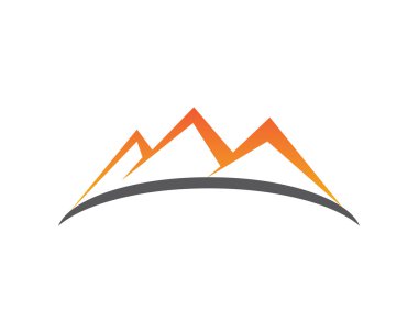 Dağlar Logo vektör simge