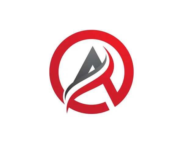 A, V Літера Шаблон логотипу — стоковий вектор